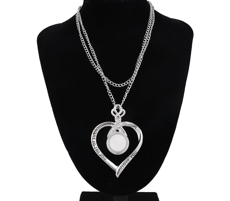 l Love You Sublimation Necklace – LA² DESIGNS