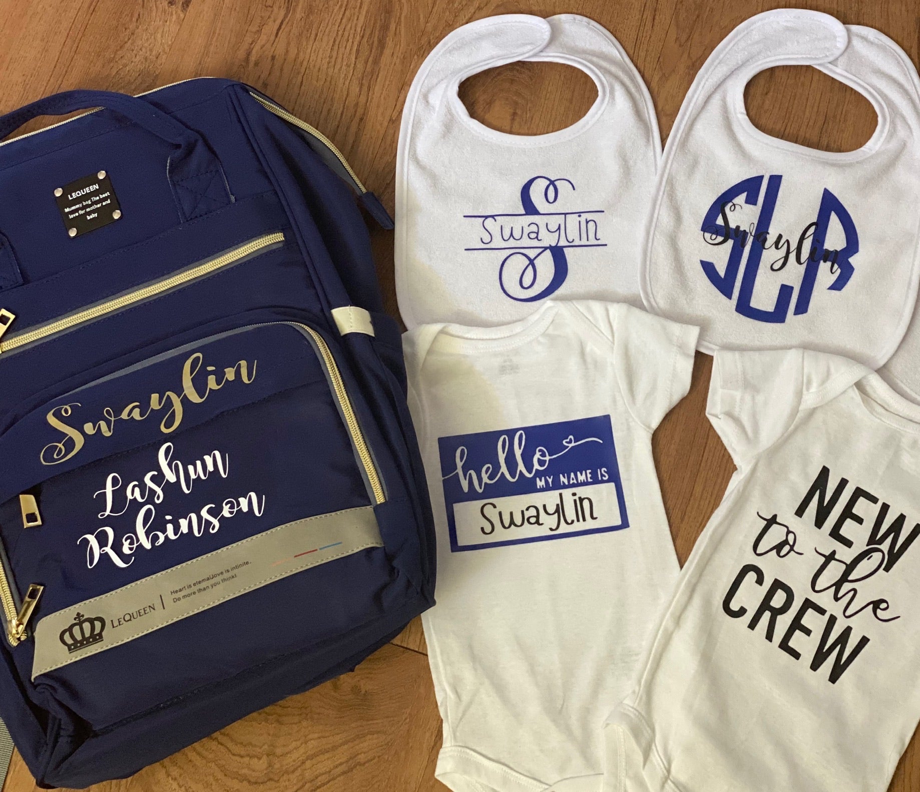 Customized Diaper Bag Bundle