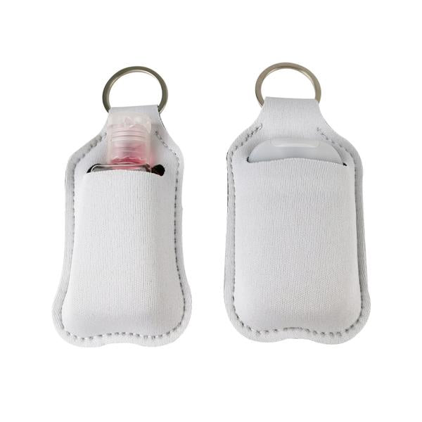 Refillable Neoprene Hand Sanitizer Holder With Keychain Ideal For